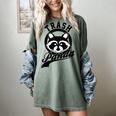 Raccoon Meme Comfort Tee | Cute Trash Panda Women's T-Shirt Berry