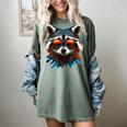 Raccoon Theme Women’s Comfort Colors T-Shirt - Casual Style Berry