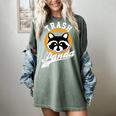 Raccoon Women's T-Shirt | Fun Graphic - Eco-Friendly Message Berry