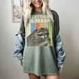 Retro Raccoon Camping Women's Tee | Fun Wildlife Lover Style Berry