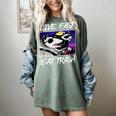 Street Cats Trash Pandas Enthusiasts Live Fast Eat Trash Panda Raccoon Opossum Enthusiasts -Adults Cotton Blend Women's Comfort Colors T-Shirt Berry