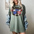 Women's Patriotic Raccoon T-Shirt - July 4th Comfort Colors Top Berry
