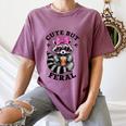 Cute & Feral Sunglasses Raccoon Women's T-Shirt - Vibrant Fun Moss
