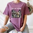 Let's Get Trashed Raccoon & Opossum Drink Beer Women's T-Shirt Moss