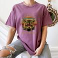 Raccoon Cartoon Women's T-Shirt | Comfortable & Playful Design Moss