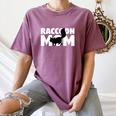 Raccoon Mom Women's Comfort Colors T-Shirt - Animal Lover Gift Moss