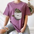 Raccoon Pocket Women's Comfort Tee - Ideal for Animal Lovers Moss