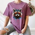 Raccoon Theme Women’s Comfort Colors T-Shirt - Casual Style Moss