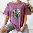 Three Possum Moon Women's T-Shirt - Quirky Comfort Meme Wear Moss