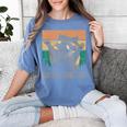 Adopt A Street Cat & Raccoon Art Lovers - Women's Comfort Tee Blue Jean