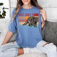 Adopt A Street Cat Women's T-Shirt - Funny for Raccoon Lovers Blue Jean