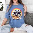 Adopt A Street Cat Women's T-Shirt - Vintage Urban Wildlife Charm Blue Jean