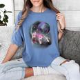 Ferret Women's T-Shirt | Moon Howling Design - Comfy Fit Blue Jean