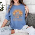 Out-of-Breath Hiking Tee - Women's Vintage Raccoon Adventure Blue Jean