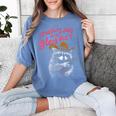 Raccoon Humor Women's T-Shirt - Comfort Colors Strawberry Jam Fun Blue Jean
