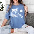Raccoon Lovers Tee - Fun Meme for Teens | Women's Comfort Fit T-Shirt Blue Jean
