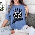 Raccoon Meme Comfort Tee | Cute Trash Panda Women's T-Shirt Blue Jean
