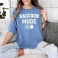 Raccoon Mode On Costume Trash Panda Animal Lover Women's Comfort Colors T-Shirt Blue Jean