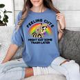 Raccoon Pocket T-Shirt - Women's Comfort Tee | Cute Animal Design Blue Jean