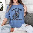 Raccoon Sarcastic Women's T-Shirt - Humorous Comfort Wear Blue Jean