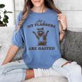 Raccoon Women's T-Shirt - Funny Phrase - Comfort Colors - Unique Gift Blue Jean