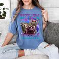 Retro Raccoon Meme Women's T-Shirt | Comfy & Quirky Style Blue Jean