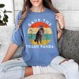 Save the Trash Panda | Retro Raccoon Women's T-Shirt - Vintage Appeal Blue Jean