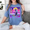 Vaporwave Raccoon Meme Women's T-Shirt - Retro Synthwave Art Blue Jean