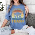 Vintage Raccoon Lovers Women's T-Shirt - Fun Graphic Tee Blue Jean