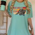 Adopt A Street Cat Women's T-Shirt - Funny for Raccoon Lovers Chalky Mint