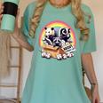 Adopt A Street Cat Women's T-Shirt - Vintage Urban Wildlife Charm Chalky Mint