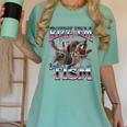 Autism Awareness Women's T-Shirt - Quirky Racoon Meme Design Chalky Mint