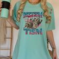 Autistic Racoon Meme Women's T-Shirt - Comfort Colors Chalky Mint
