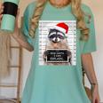 Christmas Raccoon Women's T-Shirt - Dear Santa Funny & Cozy Chalky Mint