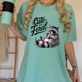 Cute But Feral Panda Raccoon Costume Raccoon Trash Women's Comfort Colors T-Shirt Chalky Mint