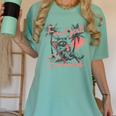 Feral Raccoon Summer | Women's Comfort Colors Tee | Meme Vacation Vibes Chalky Mint