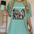 Let's Get Trashed Raccoon & Opossum Drink Beer Women's T-Shirt Chalky Mint