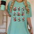 Raccoon Lover Christmas Tee - Women's Comfortable T-Shirt Chalky Mint