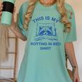 Raccoon Meme Shirt - Women's Comfort Colors - Sarcastic Unwind Tee Chalky Mint