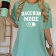 Raccoon Mode On Costume Trash Panda Animal Lover Women's Comfort Colors T-Shirt Chalky Mint
