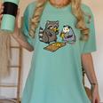 Raccoon Opossum Pizza T-Shirt - Fun Designs for Women, Kids Chalky Mint