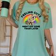Raccoon Pocket T-Shirt - Women's Comfort Tee | Cute Animal Design Chalky Mint