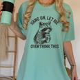 Raccoon Sarcastic Women's T-Shirt - Humorous Comfort Wear Chalky Mint