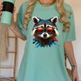 Raccoon Theme Women’s Comfort Colors T-Shirt - Casual Style Chalky Mint