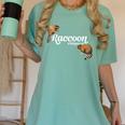 Raccoon Whisperer Women's T-Shirt | Cute Raccoon Lover Tee Chalky Mint