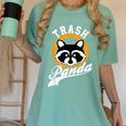 Raccoon Women's T-Shirt | Fun Graphic - Eco-Friendly Message Chalky Mint