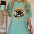Save The Trash Pandas Raccoon Shirt Raccoon Animal T-Shirt Women's Comfort Colors T-Shirt Chalky Mint