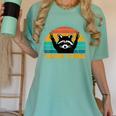 Trash Panda Raccoon T-Shirt - Women's Comfort Colors Chalky Mint