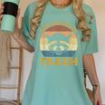 Vintage Raccoon Lovers Women's T-Shirt - Fun Graphic Tee Chalky Mint