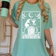 Women's Raccoon T-Shirt - Comfort Colors | Fun, Quirky Design Chalky Mint